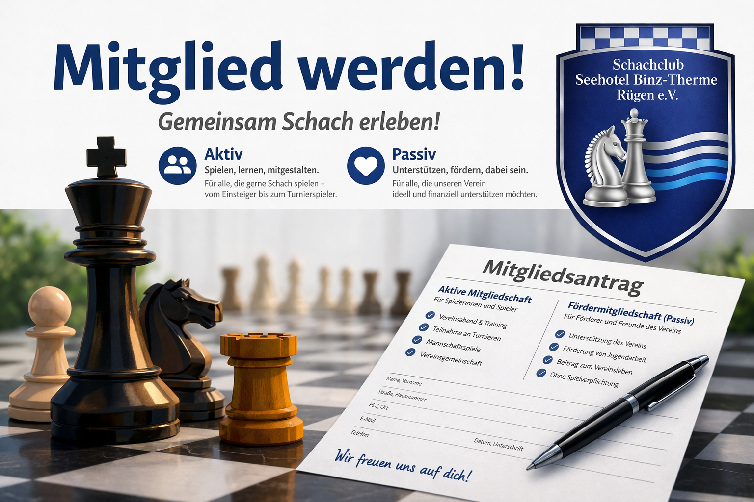 Mitglied werden – Schachclub Seehotel Binz-Therme Rügen e.V.